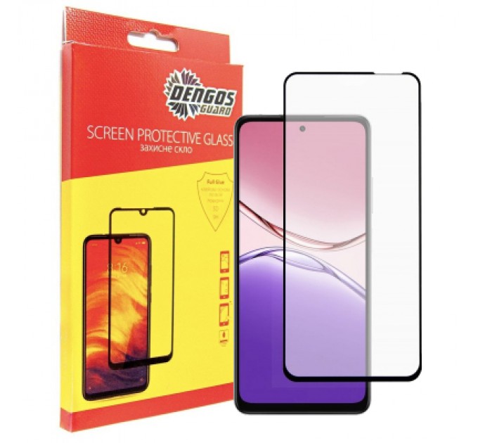 Dengos Скло захисне Dengos Full Glue OPPO A5x Black (TGFG-403)