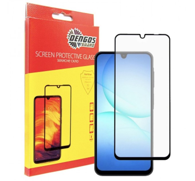 Dengos Скло захисне Dengos Full Glue Samsung Galaxy A17 Black (TGFG-407)