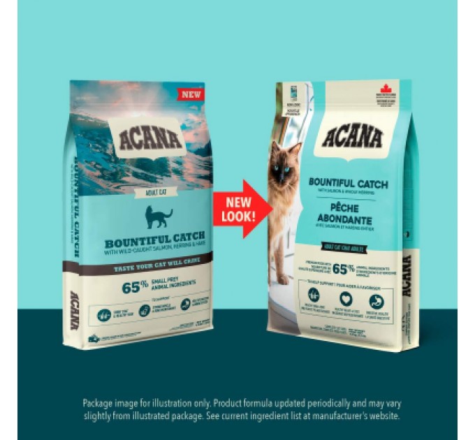 ACANA Сухий корм для кішок ACANA Bountiful Catch 4.5 кг (0064992714444)