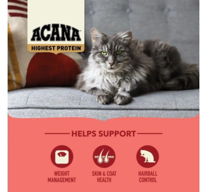 ACANA Сухий корм для кішок ACANA Highest Protein Indoor 4.5 кг (0064992723989)