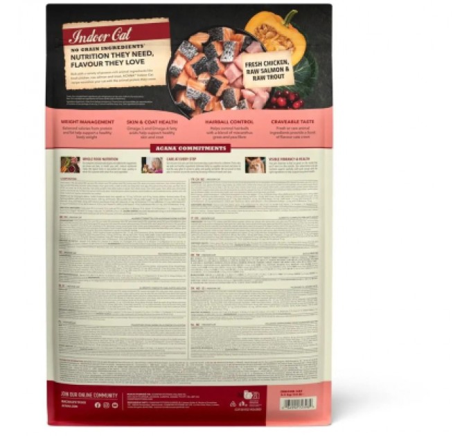 ACANA Сухий корм для кішок ACANA Highest Protein Indoor 1.8 кг (0064992723972)