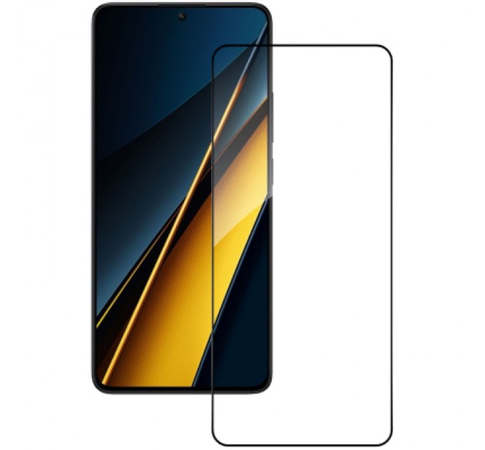 ACCLAB Скло захисне ACCLAB Full Glue Xiaomi Poco X6 Pro Black (1283126588679)