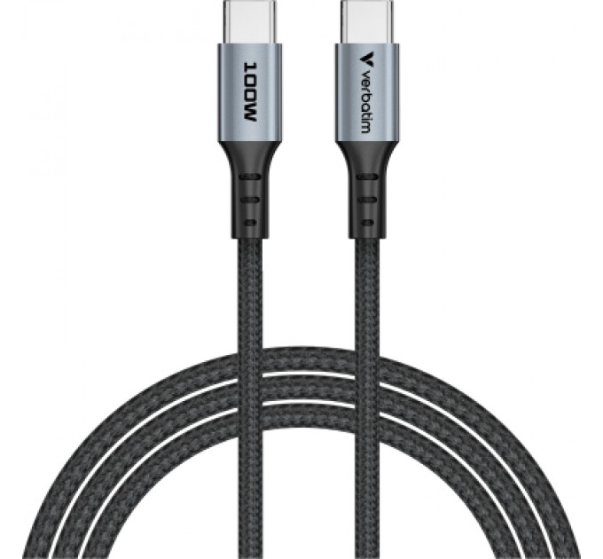 Verbatim Дата кабель USB-C to USB-C 1.2m 100W black Verbatim (31846)