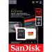 SanDisk Карта пам'яті SanDisk 64GB microSD class 10 UHS-I Extreme For Action Cams and Dro (SDSQXAH-064G-GN6AA)