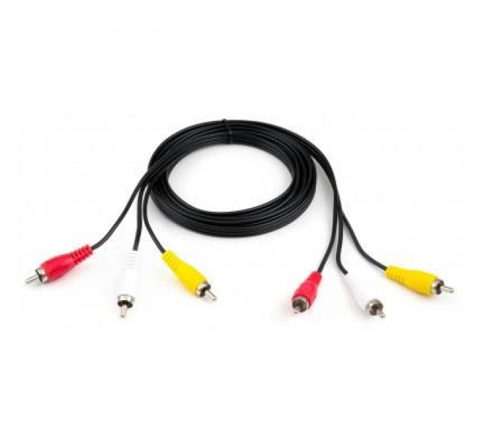 Vinga Кабель мультимедійний 3RCA to 3RCA 1.8m Vinga (VCP3RCA1.8)