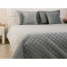 Руно Покривало Руно двостороннє декоративне Velour Dark Grey ромб 150х220 см (360.55_Dark Grey ромб)