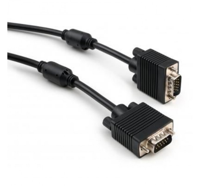 Vinga Кабель мультимедійний VGA 3.0m ferrits Vinga (VCPVGAF3BK)