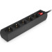 REAL-EL Мережевий фільтр живлення REAL-EL RS-PROTECT M 10m, black (EL122300037)