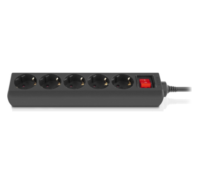 REAL-EL Мережевий фільтр живлення REAL-EL RS-PROTECT M 10m, black (EL122300037)