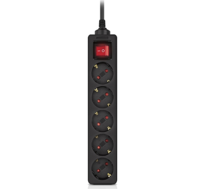REAL-EL Мережевий фільтр живлення REAL-EL RS-PROTECT M 10m, black (EL122300037)