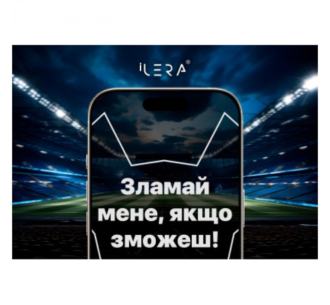 iLera Скло захисне iLera Sapphire Ultra + Glass iPhone 16 Pro Max (ILSPDL16PRMAX)