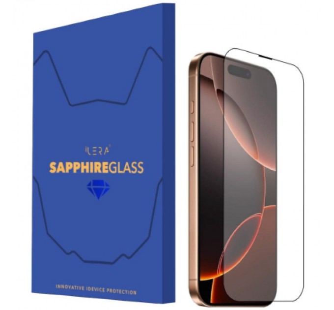 iLera Скло захисне iLera Sapphire Ultra + Glass iPhone 16 Pro Max (ILSPDL16PRMAX)