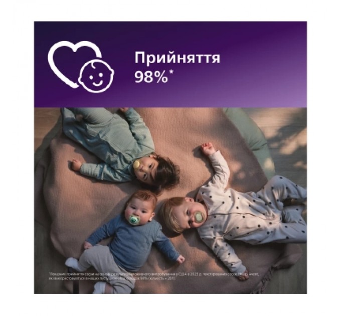 Philips AVENT Пустушка Philips AVENT Ultra Start 0+ місяців 2 шт, бірюз (SCF075/18)