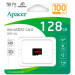 Apacer Карта пам'яті Apacer 128GB microSD class 10 UHS-I V10 A1 (AP128GMCSX10UB-RA)