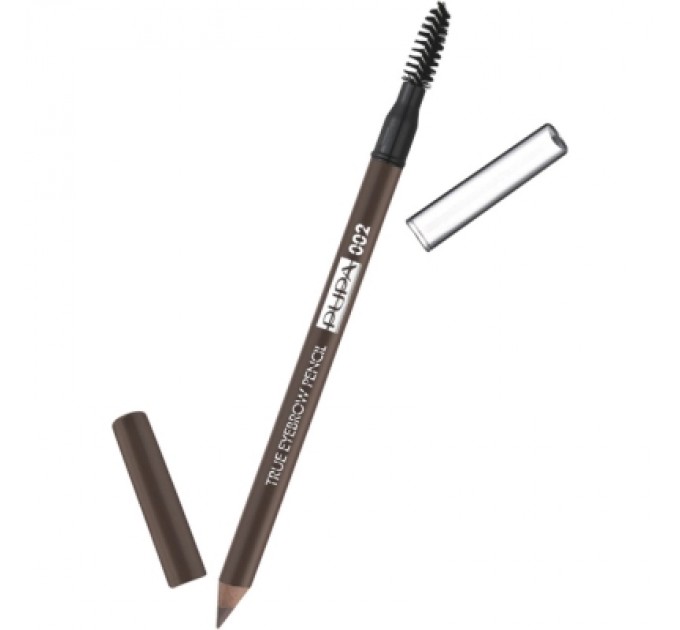 Pupa Олівець для брів Pupa True Eyebrow Pencil Long-lasting Waterproof 002 - Brown (8011607282937)