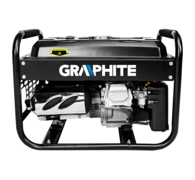 Graphite Генератор Graphite 230V (1 фаза), 2/2.2kW, ручний старт, AVR, 40кг (58G904)
