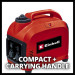Einhell Генератор Einhell інверторний TC-IG 2000, 230В (1 фаза), 1.8/2kW, ручний старт, 21.6кг (4152590)