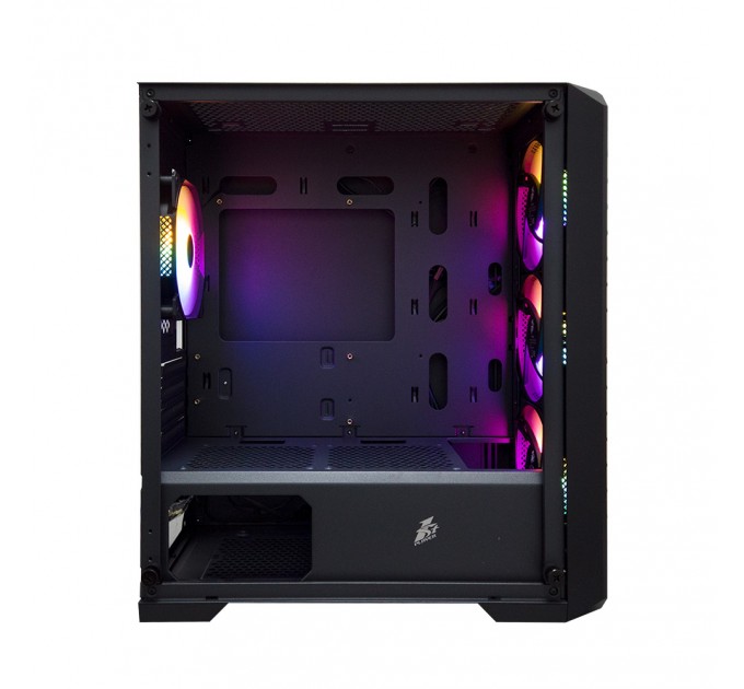 1stPlayer Корпус 1stPlayer T5-BK-4F1 Black без БЖ