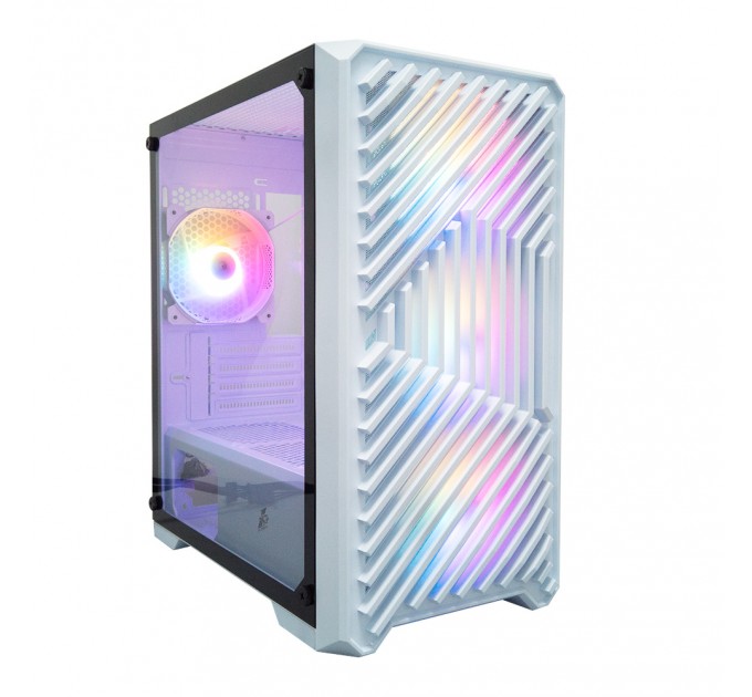 1stPlayer Корпус 1stPlayer T5-WH-4F1-W White без БЖ