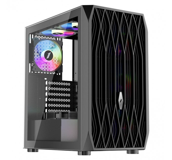 1stPlayer Корпус 1stPlayer AY7-BK-4F1 Black без БЖ