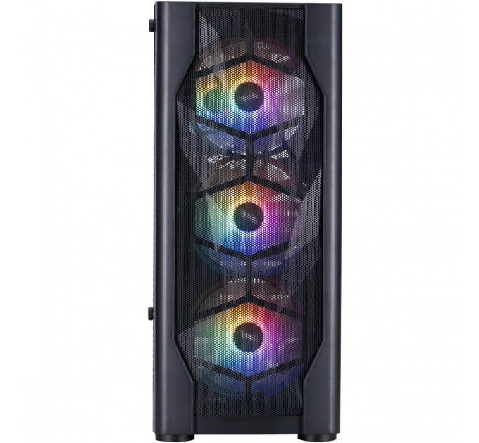 1stPlayer Корпус 1stPlayer D4-BK-4F1 Black без БЖ