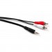 Vinga Кабель мультимедійний Jack 3.5mm male to 2xRCA 5.0m Vinga (VCPDCJ35MRCA25BK)
