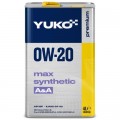 Yuko Моторна олива Yuko MAX SYNTHETIC A&A 0W-20 API SP 4л (4823110401514)