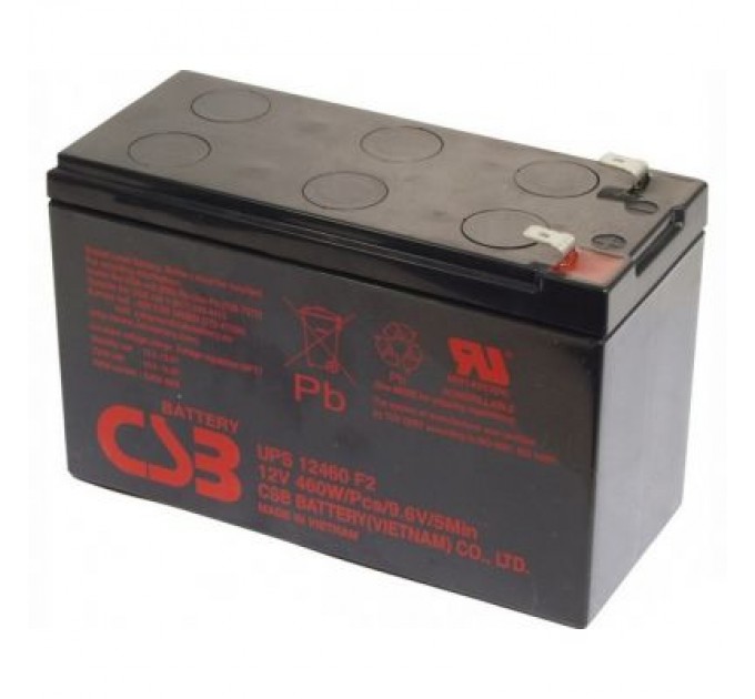 CSB Батарея до ДБЖ CSB 12В 9 Ач (UPS12460)