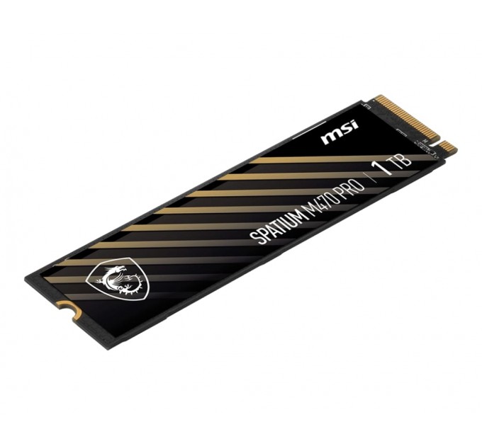 MSI Накопичувач SSD 1TB MSI Spatium M470 Pro M.2 2280 PCIe 4.0 x4 NVMe 3D NAND TLC (S78-440L0J0-P83)