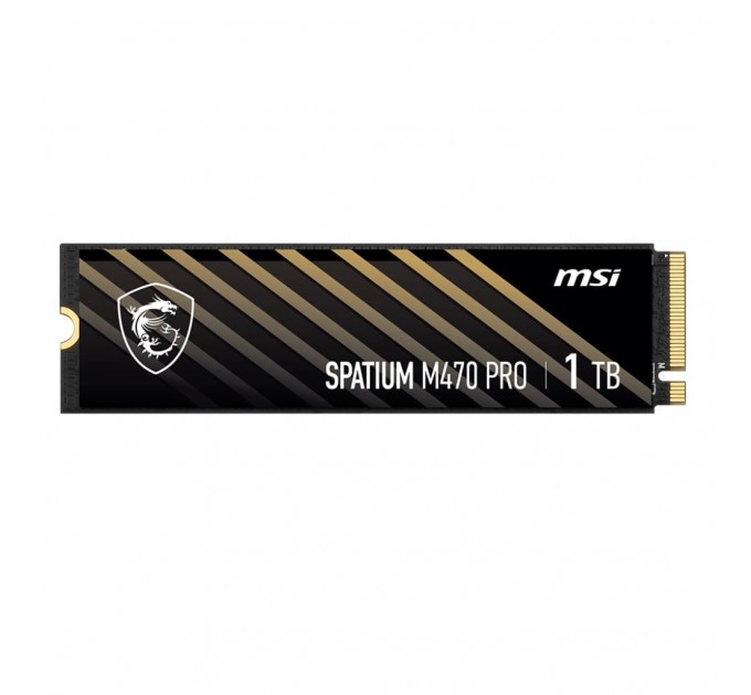 MSI Накопичувач SSD 1TB MSI Spatium M470 Pro M.2 2280 PCIe 4.0 x4 NVMe 3D NAND TLC (S78-440L0J0-P83)