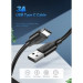 Ugreen Дата кабель USB 2.0 AM to Type-C 2.0m US287 Black Ugreen (60118)