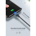 Ugreen Дата кабель USB 2.0 AM to Type-C 2.0m US287 Black Ugreen (60118)