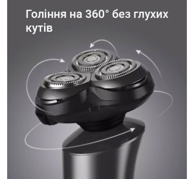 Xiaomi Електробритва Xiaomi ShowSee Electric Shaver Black (F305-GY)