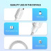 Ugreen Дата кабель USB 2.0 AM to Type-C 1.5m 3.0A 18W US288 White Ugreen (60132)
