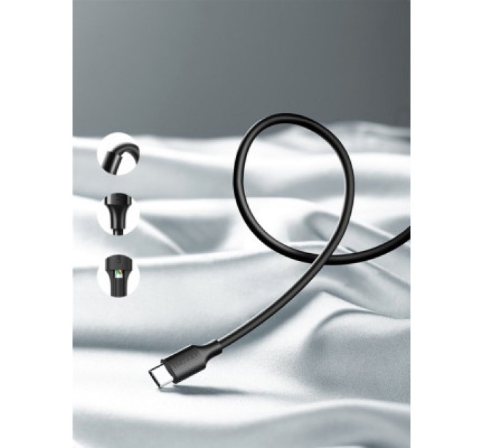 Ugreen Дата кабель USB 2.0 AM to Type-C 3.0m 3.0A 18W US287 Black Ugreen (60826)