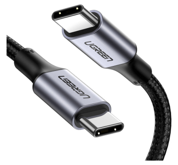 Ugreen Дата кабель USB-C to USB-C 1.5m 100W US316 Space Gray Ugreen (70428)