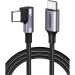 Ugreen Дата кабель USB-C to USB-C 3.0m 60W US255 90-degree Angle Black Ugreen (80714)