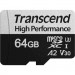 Transcend Карта пам'яті Transcend 64GB microSDXC class 10 UHS-I U3 A2 (TS64GUSD340S)