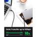 Ugreen Дата кабель USB 3.0 AM to Type-C 1.0m 60W US385 90-degree Black Ugreen (20299)