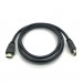 Merlion Кабель мультимедійний HDMI to HDMI 0.8m v1.4, OD-7.5mm Merlion (YT-HDMI(M)/(M)HS-0.8m)