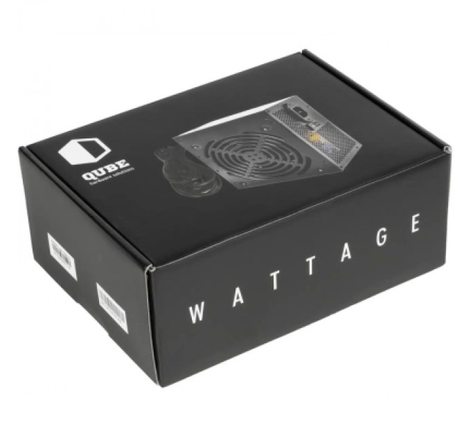 Qube Блок живлення Qube 600W (QBC-GPS600A12Bulk Black)