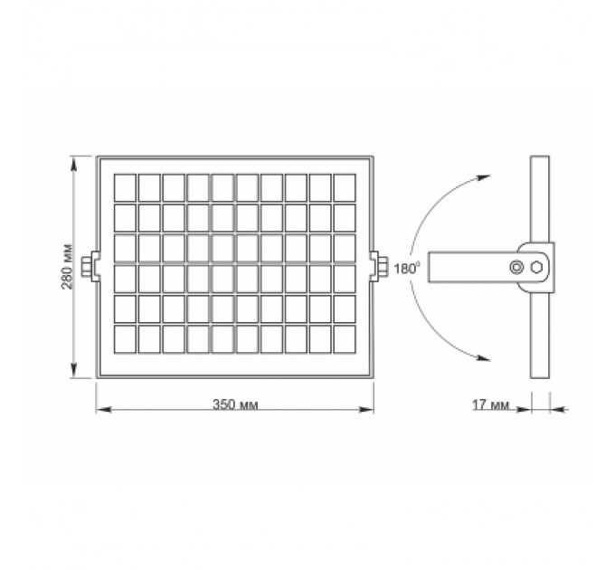 Videx Прожектор Videx LED прожектор автономний 10W 5000K сенсорний (VL-FSO-205-S)