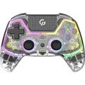 GamePro Геймпад GamePro GPS13T BT 5.3/USB/PC/iOS/Android/PS3/PS4 RGB Transparent (GPS13T)