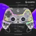 GamePro Геймпад GamePro GPS13T BT 5.3/USB/PC/iOS/Android/PS3/PS4 RGB Transparent (GPS13T)