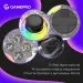 GamePro Геймпад GamePro GPX13T 2.4G/BT 5.1/USB/PC/iOS/Android RGB Transparent (GPX13T)