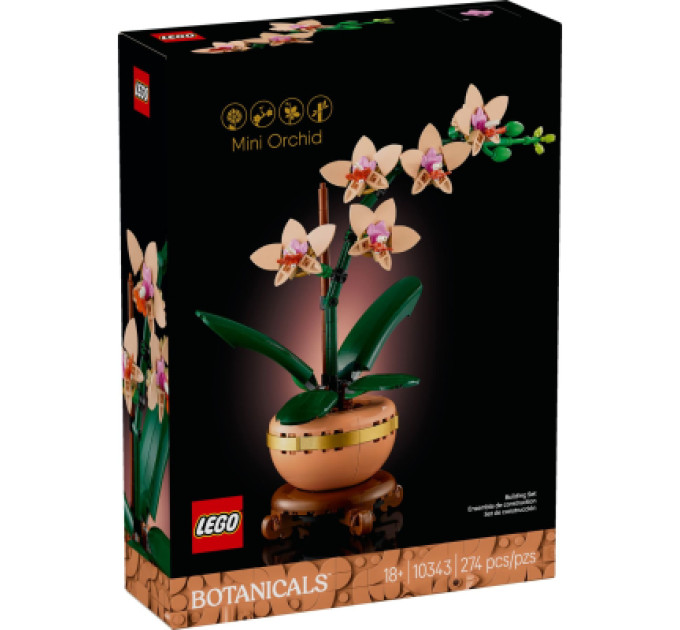 LEGO Конструктор LEGO Botanicals Міні орхідея (10343)