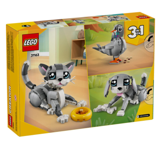 LEGO Конструктор LEGO Creator Грайливий кіт (31163)