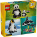 LEGO Конструктор LEGO Creator Дикі тварини: пандові (31165)