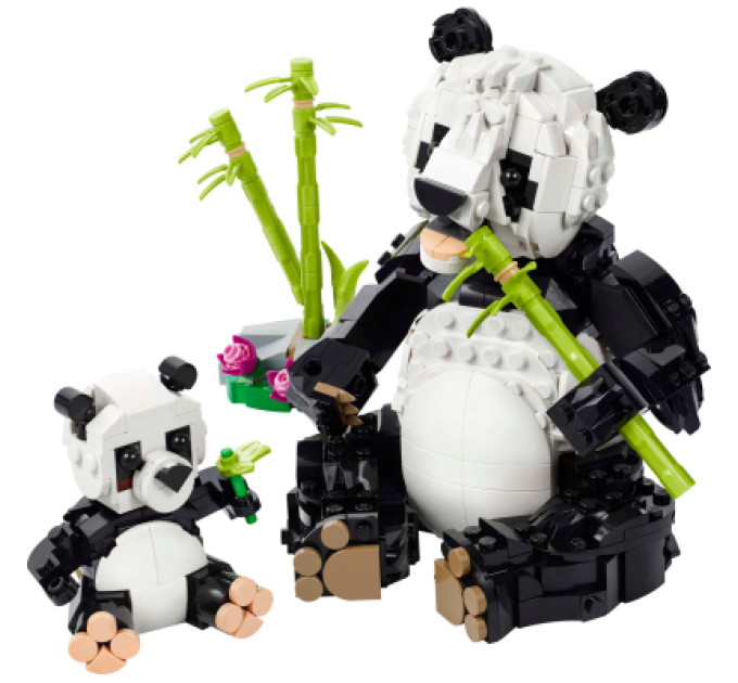 LEGO Конструктор LEGO Creator Дикі тварини: пандові (31165)