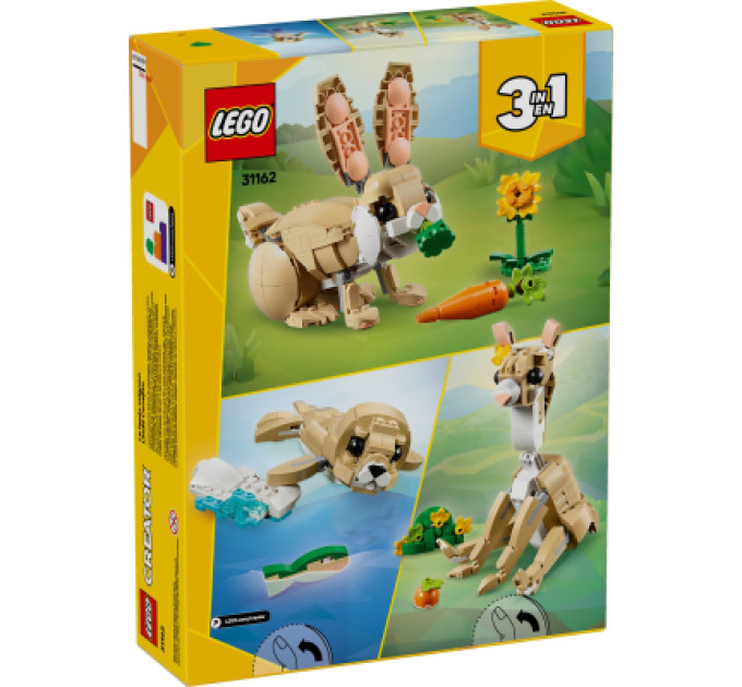 LEGO Конструктор LEGO Creator Чарівне кроленя (31162)
